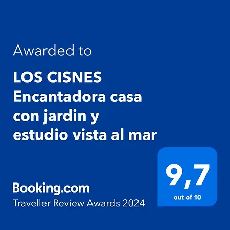 Cisnes Encantadora Casa Con Jardin Y Estudio Vista Al Mar